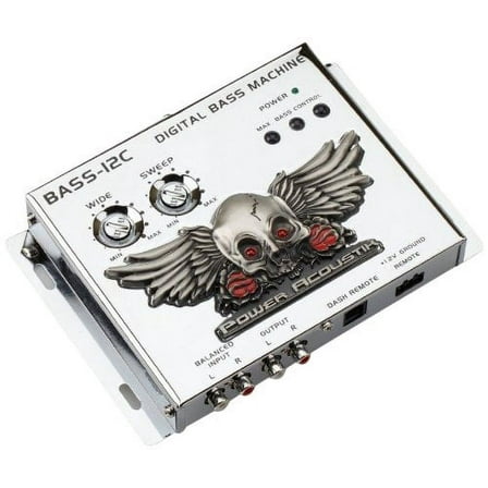 Power Acoustik BASS-12C 13.5V Class C Digital Bass Restoration Processor with Remote Control & Subsonic Filter — view 2