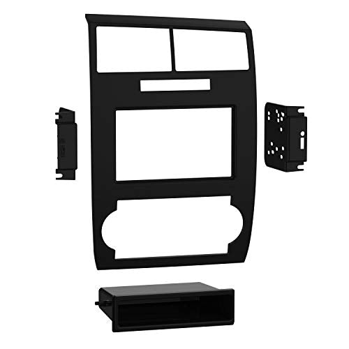 Metra 99-6548B Aftermarket Radio Installation Kit for Dodge Charger/Magnum (without factory navigation) 2005-2007 (Matte Black) — view 1