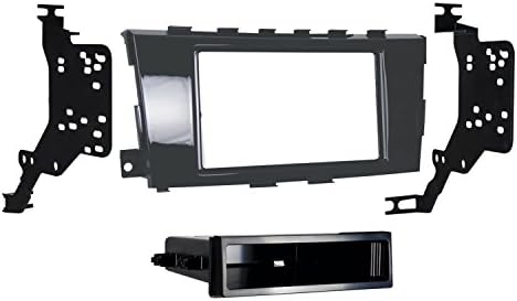 Metra 95-7617GHG Double DIN Dash Kit for Nissan Altima Sedan 2013-2015 (High Gloss Gray) — view 2