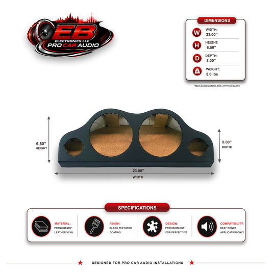 Midrange Rack 2x 6.5" + 2x 3" For Deaf Bounce Only
