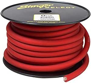 Stinger SSVLP0R 1/0GA Power Wire - Matte Red, 50 FT — view 2