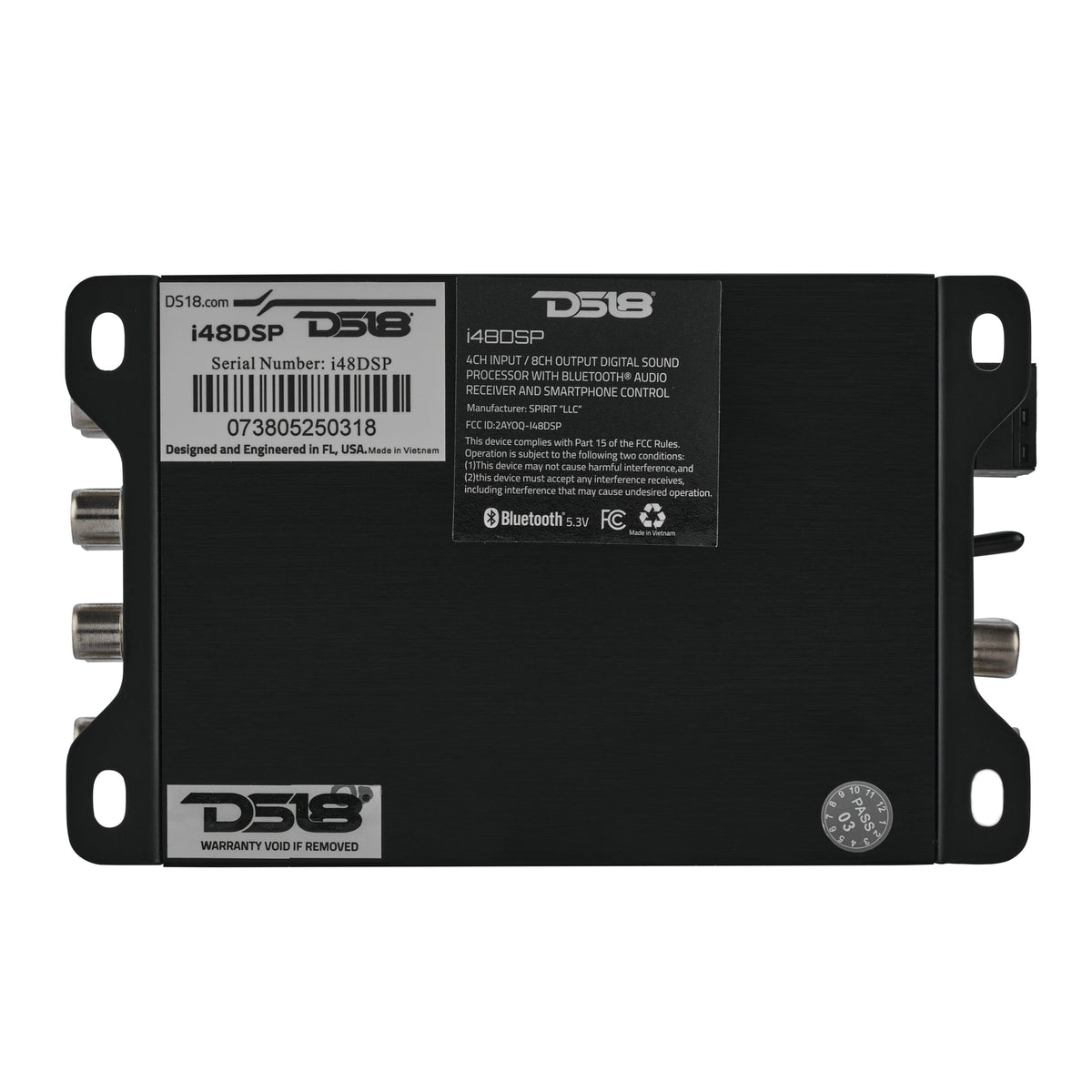 DS18 i48DSP 4-Channel In and 8-Channel Out Bluetooth Audio Receiver — view 5