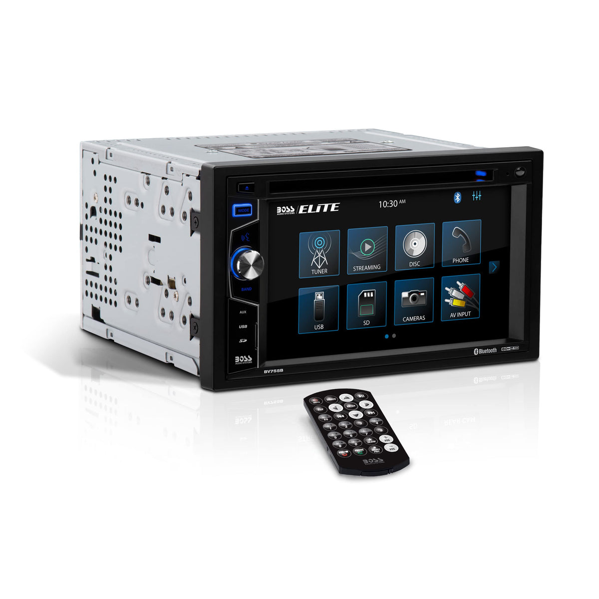 BOSS Audio Systems BV735B Car Stereo – Double Din, 6.2 Inch Touchscreen, Bluetooth, No CD DVD Player, AM/FM Radio Receiver, Wireless Remote Control, A-Link (Screen Mirroring) — view 6