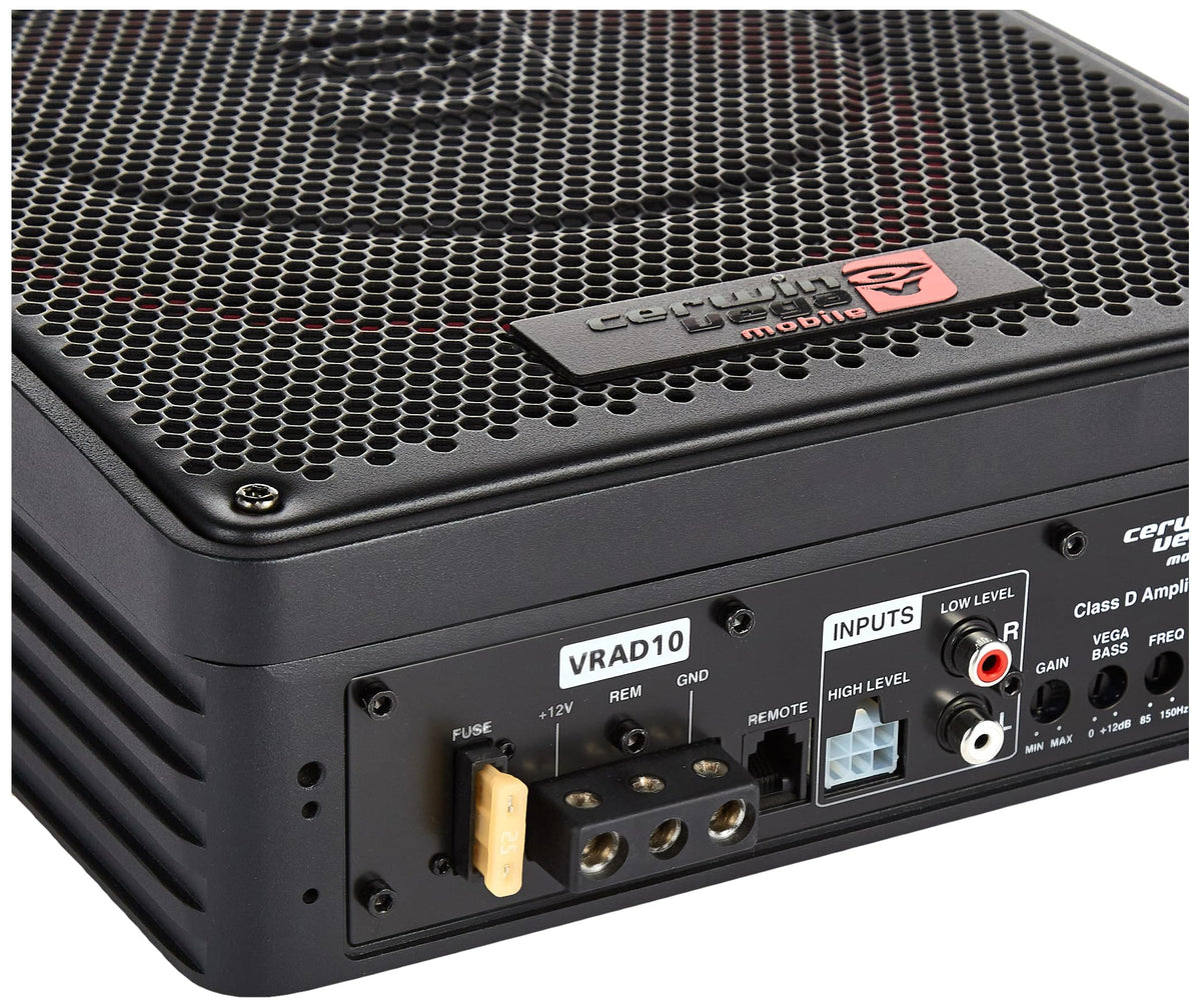 Cerwin-Vega VRAD10 10” Active Slim Subwoofer Enclosure with Passive Radiator — view 2