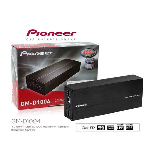 Pioneer GM-D1004 Class FD 400W Max Power 4-Channel Digital Compact Amplifier — view 2