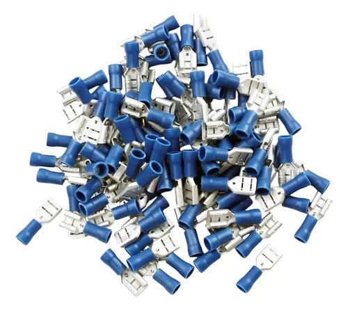 Xscorpion FD187B 100 Pack of 16/14 Gauge Blue Female Quick Disconnects — view 2