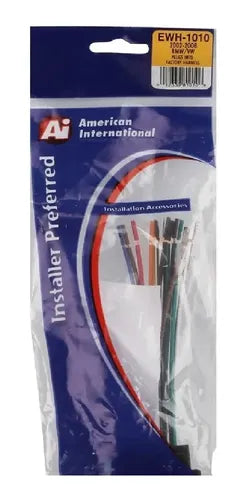 American International EWH-1010 Aftermarket Radio Wiring Harness with OEM Plug — view 1