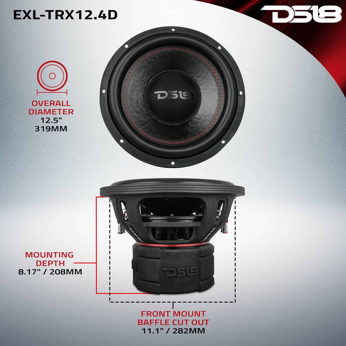 DS18 EXL-TRX Subwoofers — view 13