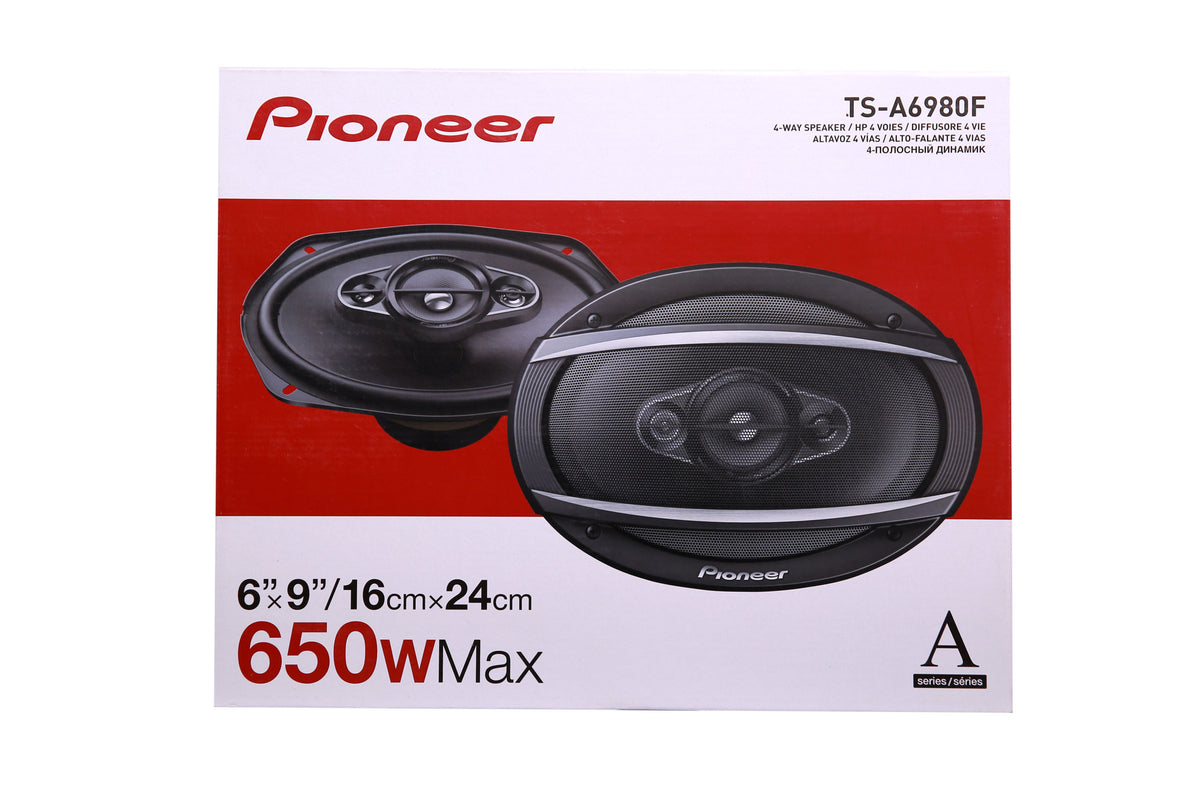 Pioneer TS-A6980F 6 x 9 inch 4-Way Coaxial Speakers (650W) — view 2