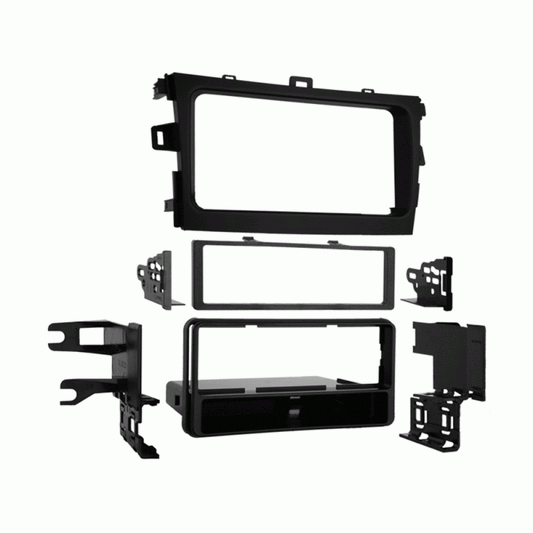 Metra 99-8223 Single/Double DIN Dash Kit for 2009-2013 Toyota Corolla - Black — view 3