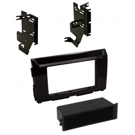 American International NDK754GB Dash Kit (Gloss Black) Fits select 2016-19 Nissan Titan models — single or double-DIN radios — view 2