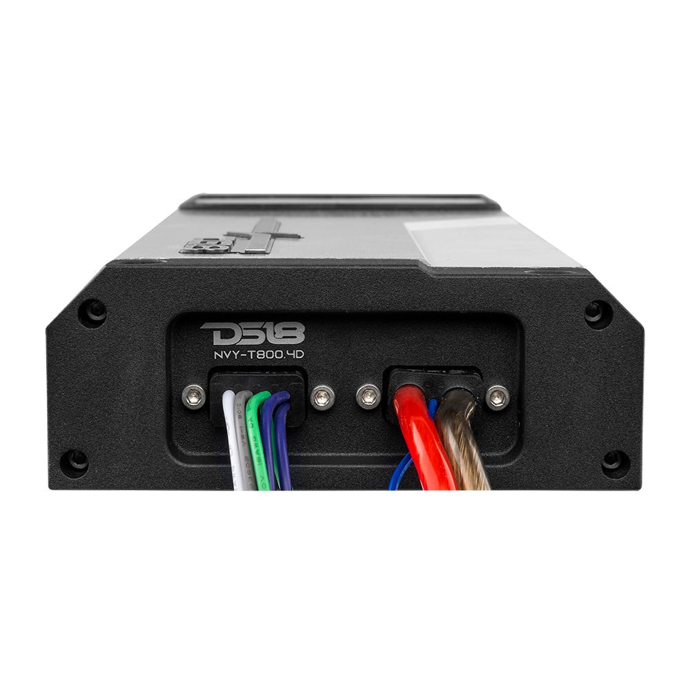 DS18 NVY-T800.4D 4-Channel Marine Waterproof Amplifier 2400 Watts Peak Power Class D Full-Range @4 Ohms 200x4 RMS — view 4