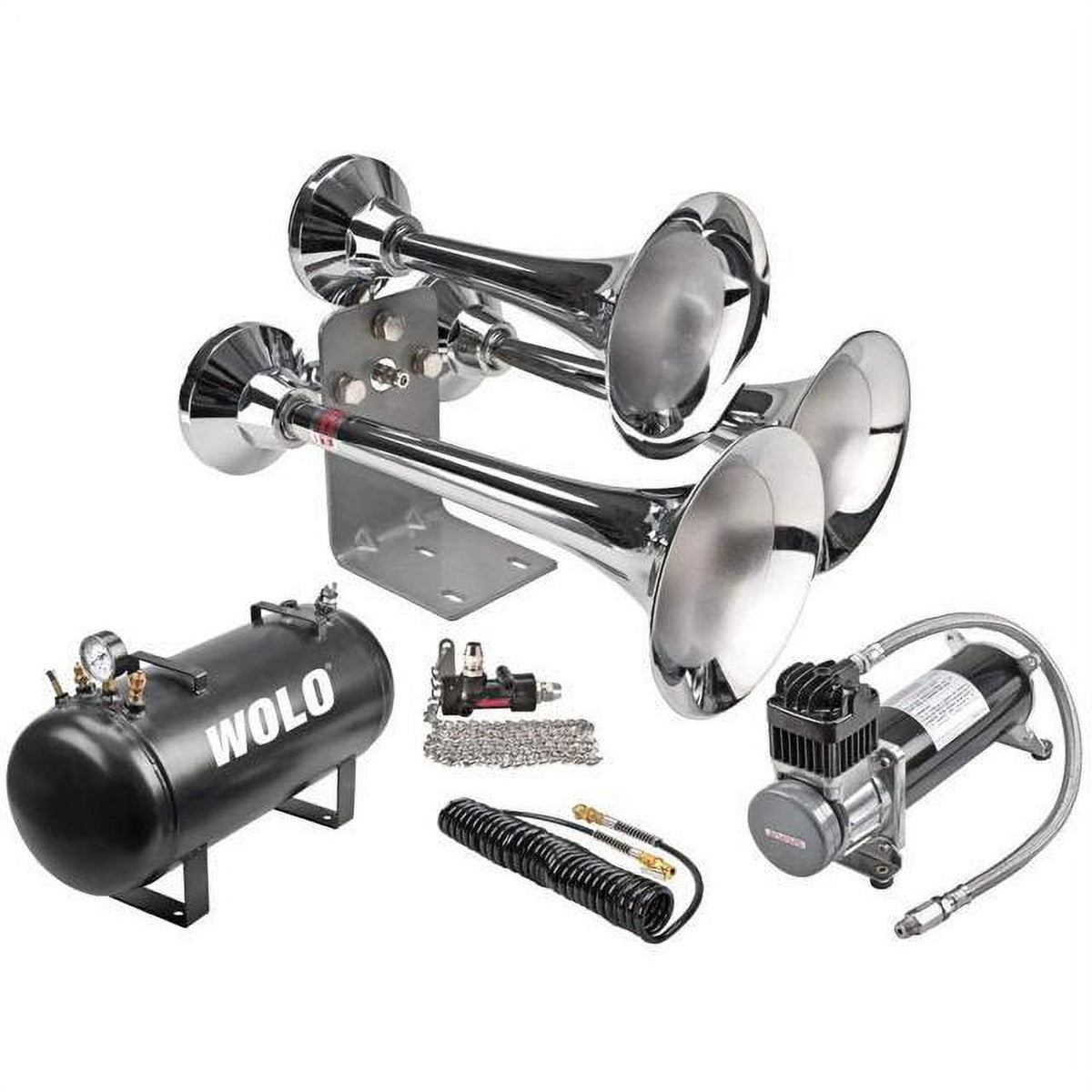 Wolo 838 Cannon Ball Express® 24-Volt 152 Decibels 307/347/440 Hz - Train Horns — view 4