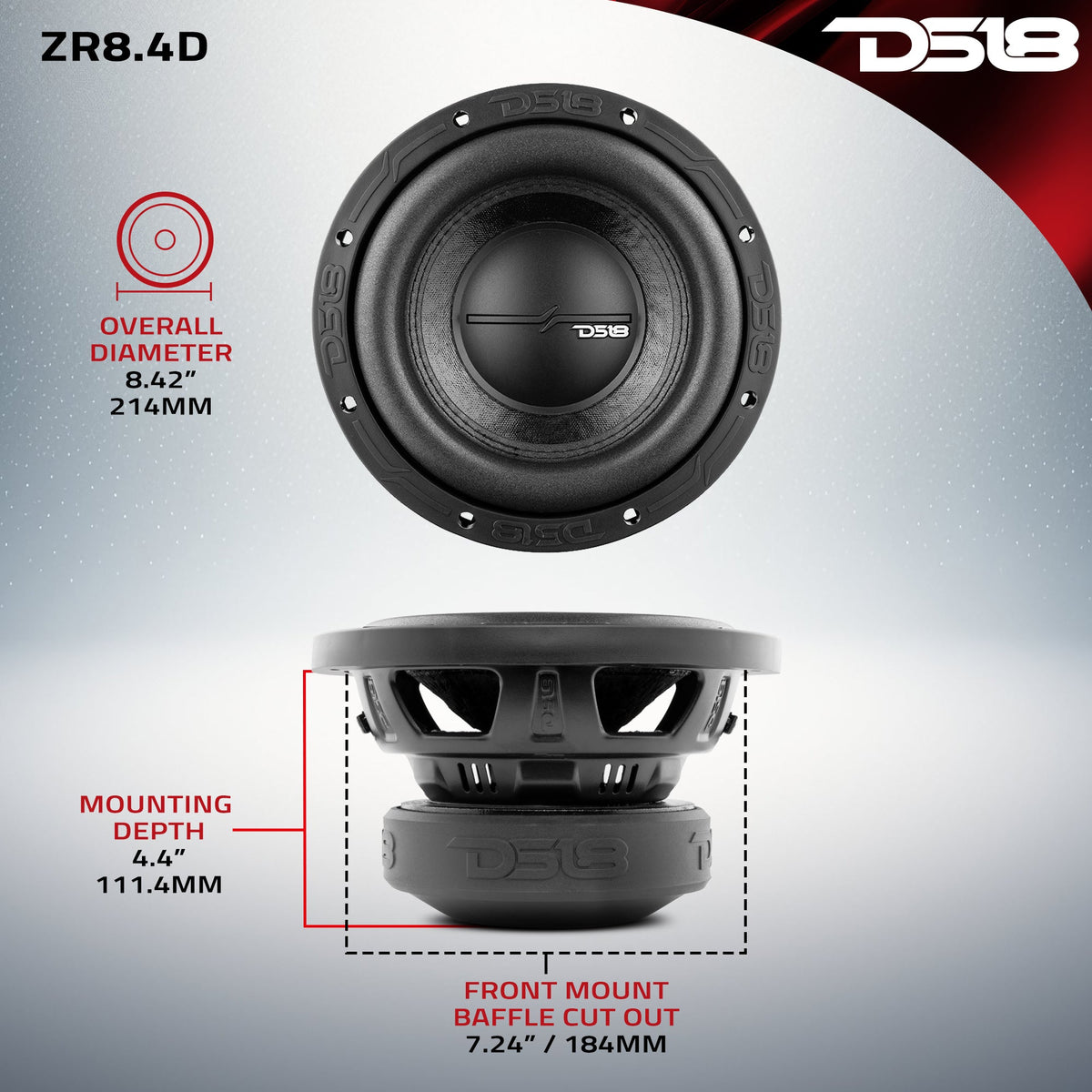 DS18 ZR8.4D 8" — view 7