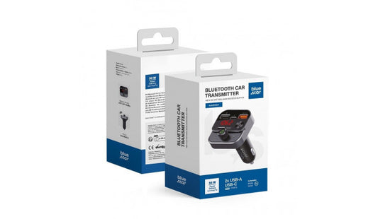 BLUE STAR AutoStream BT84B Bluetooth FM Transmitter with QC3.0 & Type-C — view 1