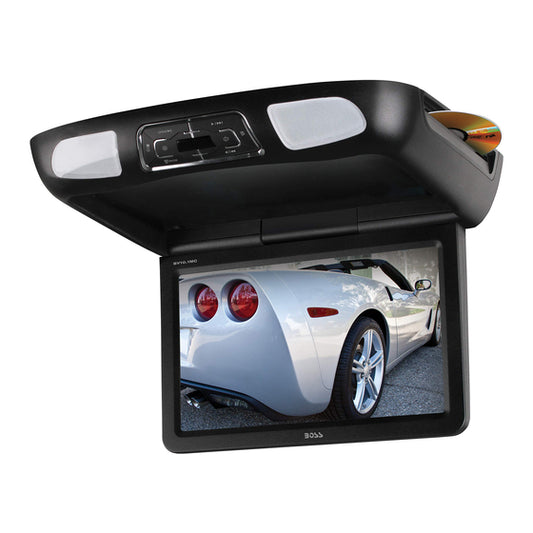 BOSS Audio Systems BV10.1MC 10.1" Widescreen Flip-Down Overhead Monitor with Built-in DVD Player, USB/SD, and Wireless Headphones — view 4