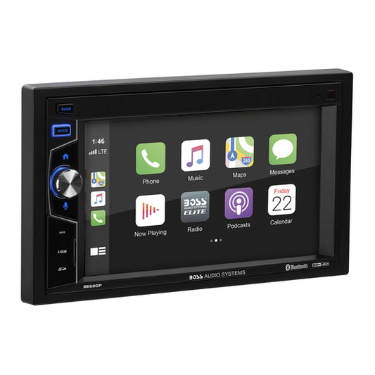 BOSS Audio Systems BE62CP BOSS Elite Double-DIN Car Stereo Apple CarPlay, 6.2 Inch Touchscreen, Bluetooth, No CD/DVD Player, AM/FM Radio Receiver — view 5
