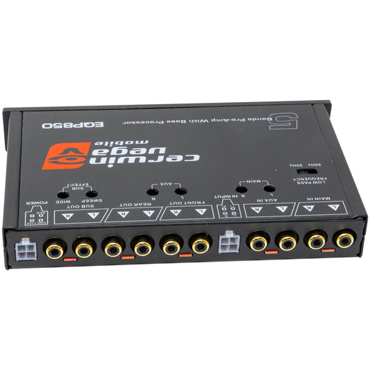 Cerwin-Vega EQP850 5-Band Pre-Amp Equalizer with Bass Processors — view 2