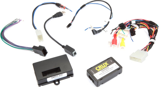 CRUX Interfacing Solutions SWRTY-61P Radio Replacement with Steering Wheel Control and Amplifier Retention for Select Toyota Vehicles 2018-Up — view 2