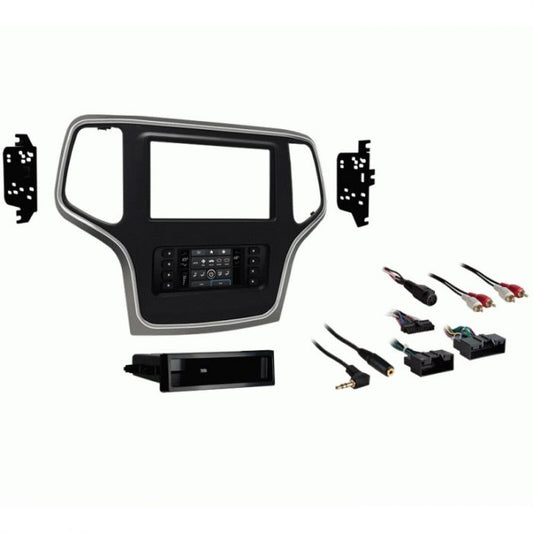 Metra 99-6536S Jeep Grand Cherokee 2014-2021 - Silver Trim - TurboTouch Kit — view 3
