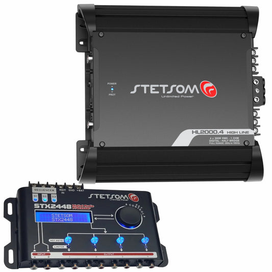 Stetsom HL2000.4 HL 2000.4 Digital Amplifier 4 Channels Full Range Class D 2k RMS — view 2