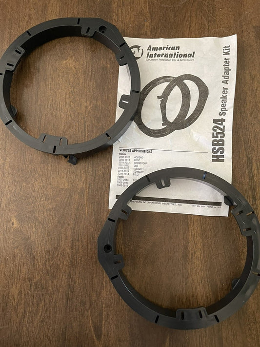 American International HSB524 Honda Speaker Adapter Kit Pair for 6.5" & 6.75" Speakers — view 1