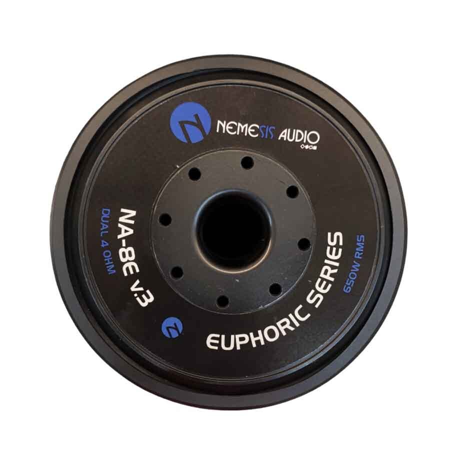 Nemesis Audio NA-8E-V.3-D4 NA-8E V.3 D4 8" 650W RMS Dual 4-Ohm Voice Coil DVC Car Subwoofer — view 2