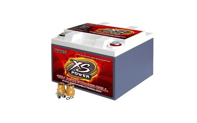 XS Power 586 Tall Brass Battery Terminal Post Adapters M6 — view 1