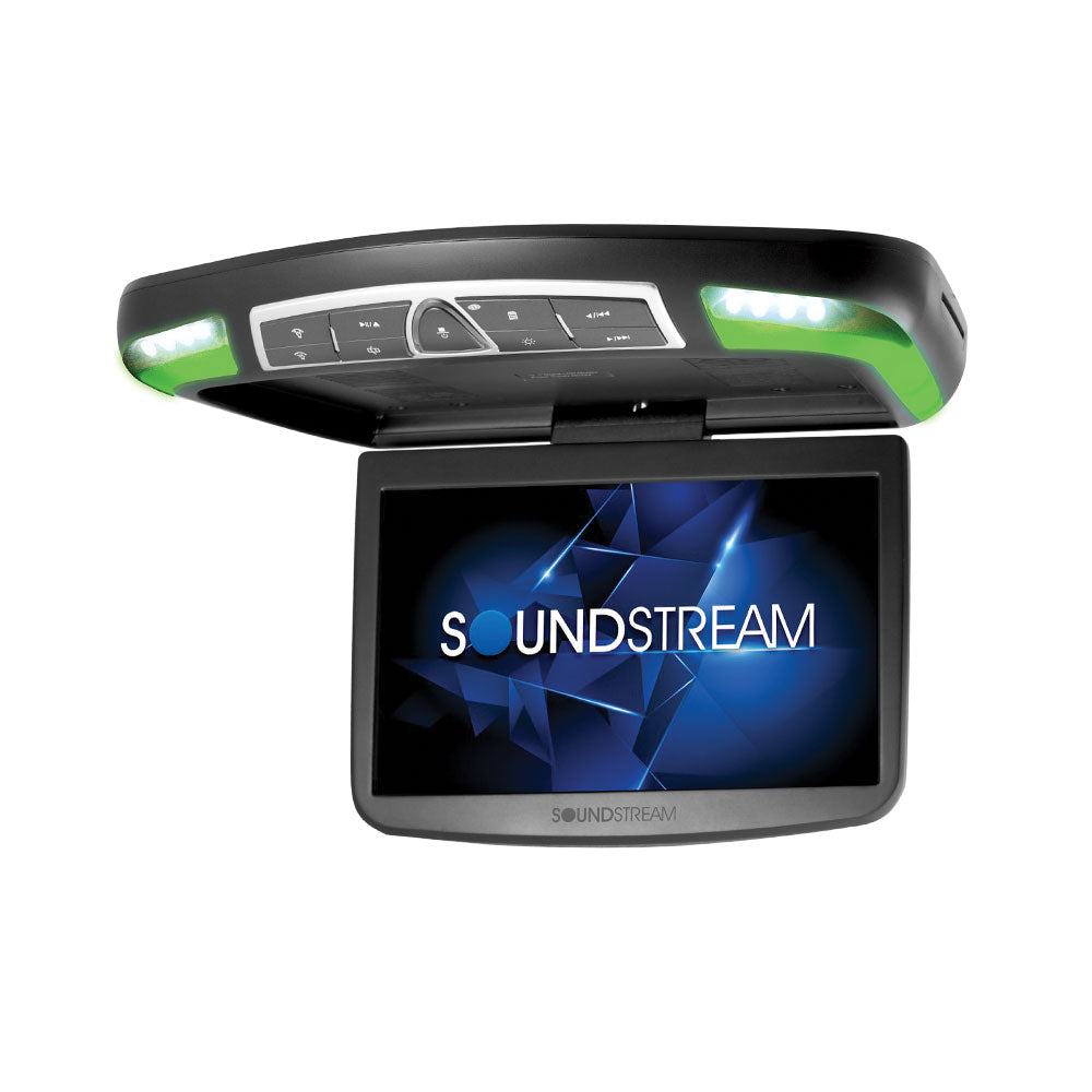 Soundstream VCM-138H | Ceiling Mount DVD Entertainment System w/ MobileLink Smartphone Mirroring — view 3