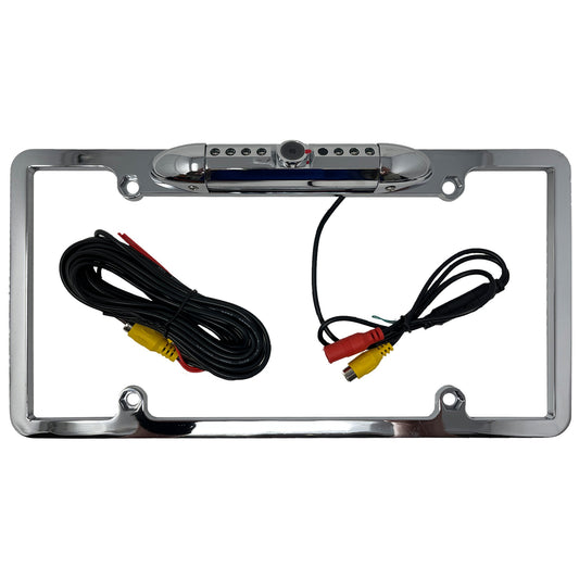 Elite Safety ES-LPFC-D-BK Frame Style License Plate Camera w/ LED