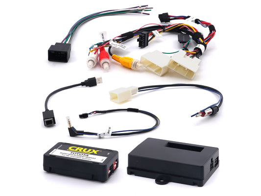 CRUX Interfacing Solutions SWRTY-61P Radio Replacement with Steering Wheel Control and Amplifier Retention for Select Toyota Vehicles 2018-Up — view 1