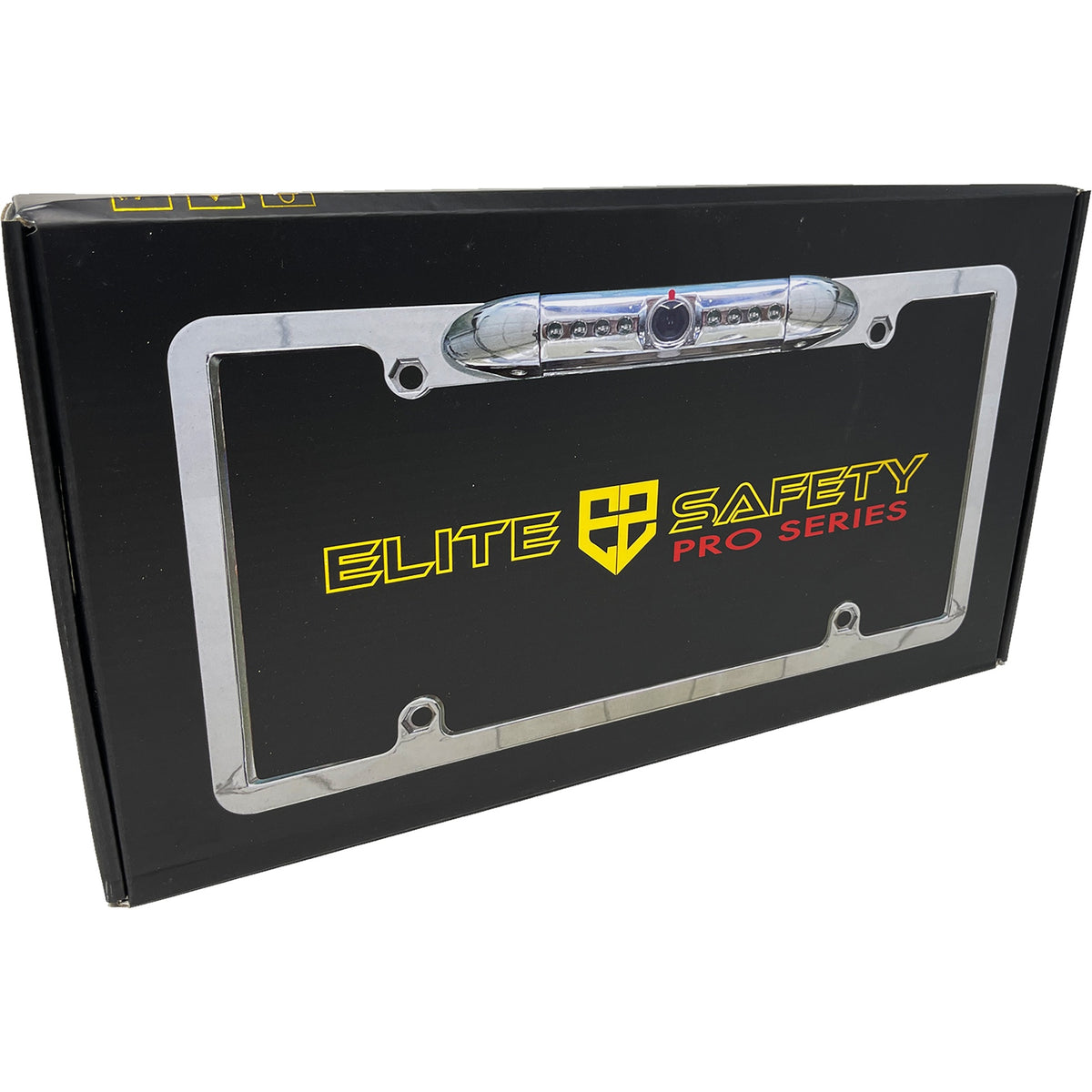 Elite Safety ES-LPFC-D-BK Frame Style License Plate Camera w/ LED