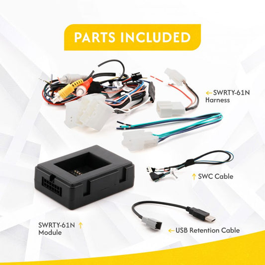 Crux Interfacing Solutions SWRTY-61N Radio Replacement w/ SWC & OE RVC Retention for Toyota Vehicles 2012-Up — view 2