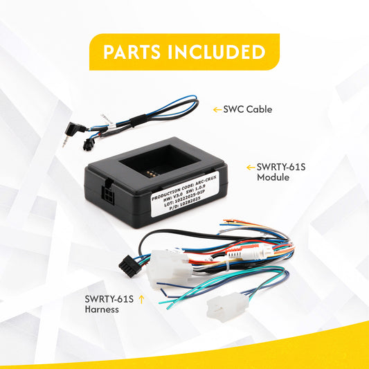 CRUX Interfacing Solutions SWRTY-61S | Radio Replacement w/ SWC Retention for Select Toyota Vehicles 2003-2014 — view 1