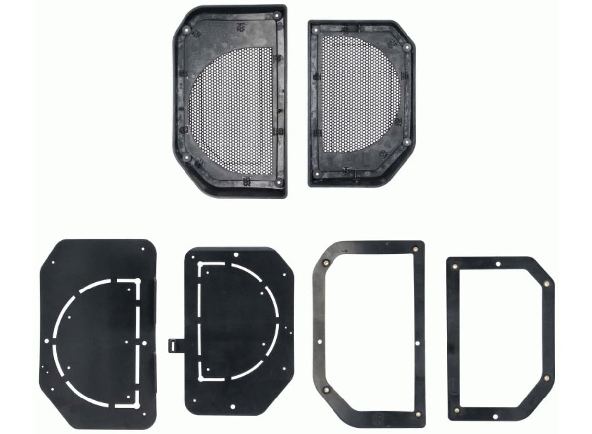 Metra JP-1020 Lower Dash Speaker Grille Cut-Ins - Jeep Wrangler JL | Gladiator JT 2024-2026 — view 4
