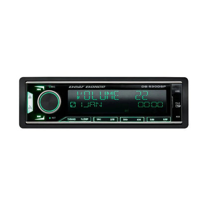 Deaf Bonce DB-530DSP 1-DIN MP3/USB/AUX/AM/FM Bluetooth Digital Media Receiver with Built-In DSP — view 3