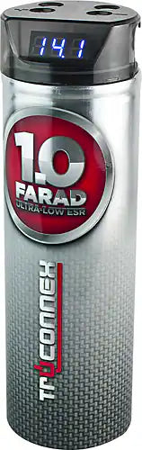 Metra TCCAP1D One Farad Digital Capacitor (BY-CAP1) Truconnex Silver — view 1