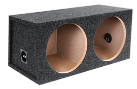 Atrend 10DM 10" Dual Angled Design Mid-Size Sealed Subwoofer Enclosure — view 1