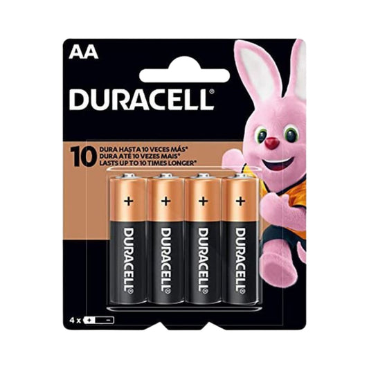 Duracell MN1500B4 Coppertop AA Alkaline Battery with POWER BOOST™, 4 Pack — view 2