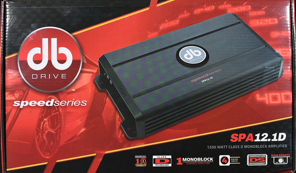 DB Drive Speed Series SPA12.1D Monoblock Amplifier — view 2