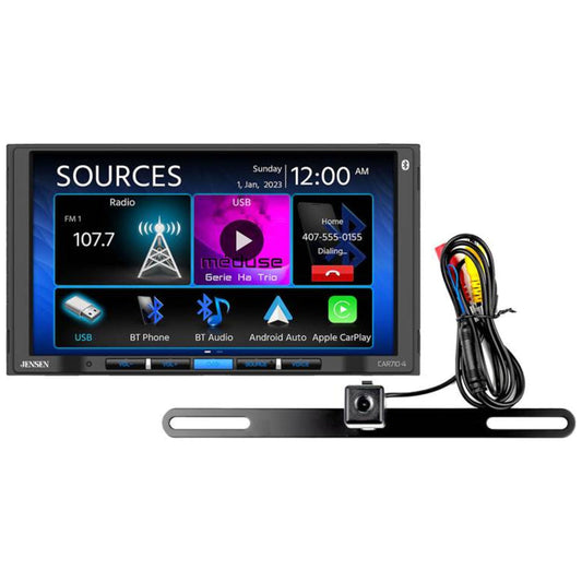 Jensen 7″ Multimedia Receiver with Apple CarPlay and Android Auto – CAR710 — view 2