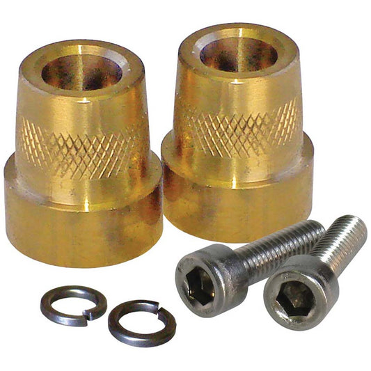 XS Power 586 Tall Brass Battery Terminal Post Adapters M6 — view 2