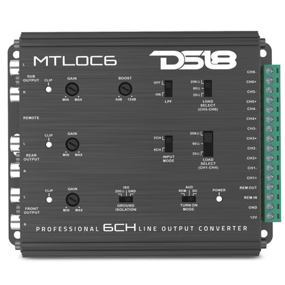 DS18 MTLOC6 6-Channel Speaker Emulator