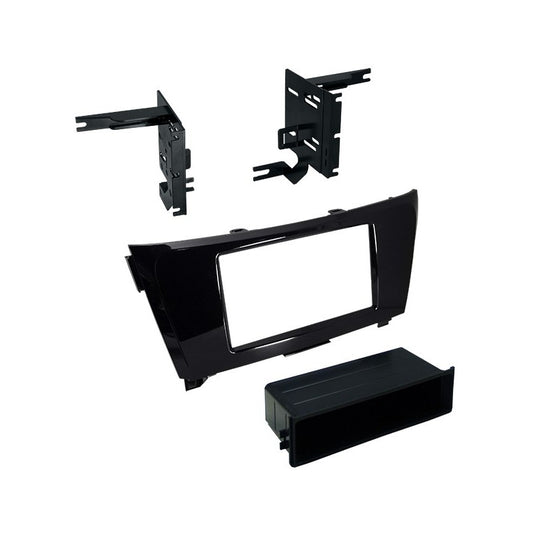 PAC NDK735MG Single/Double DIN Head Unit Installation Kit for 2014-2018 Nissan Rogue — view 1