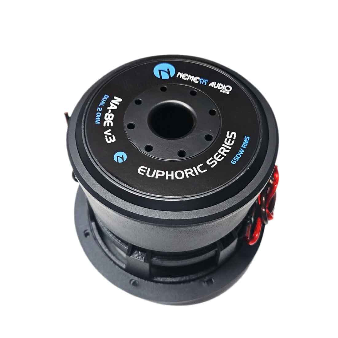 Nemesis Audio NA-8E-V.3-D2 NA-8E V.3 8″ High Performance 650W RMS Dual Voice Coil Euphoric Series Car Subwoofer — view 2