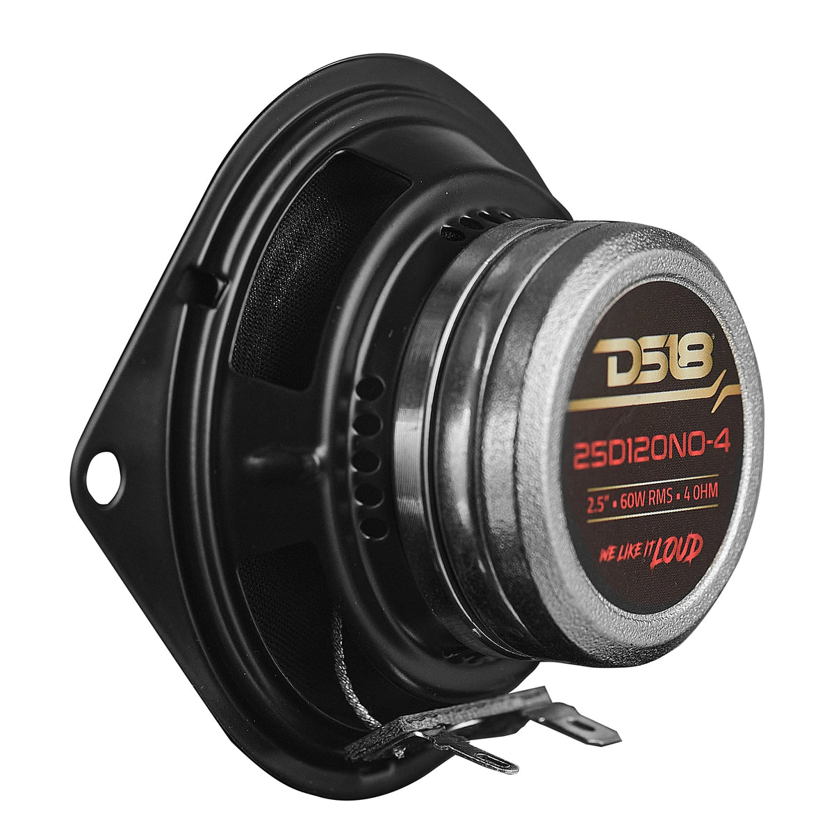 DS18 25D120N0-4 2.5" OEM Dashboard Loudspeaker with Neodymium Magnet | 60W RMS 4-Ohm — view 4