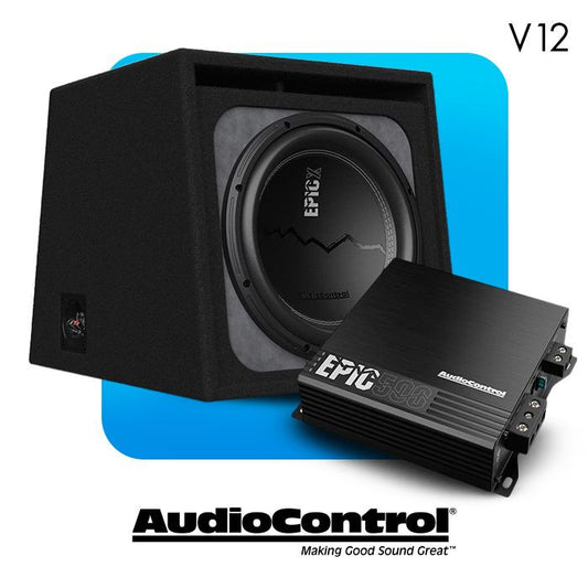 AudioControl EPICXV12 Series 12" Vented Subwoofer Enclosure – 400W/500W RMS High-Power Bass Box — view 2
