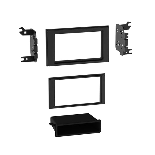 American International ACUK862 ACU-K862 Dash Kit Fits select 2001-03 Acura 3.2CL and 1999-03 Acura 3.2TL models — double-DIN radios (Black) — view 1