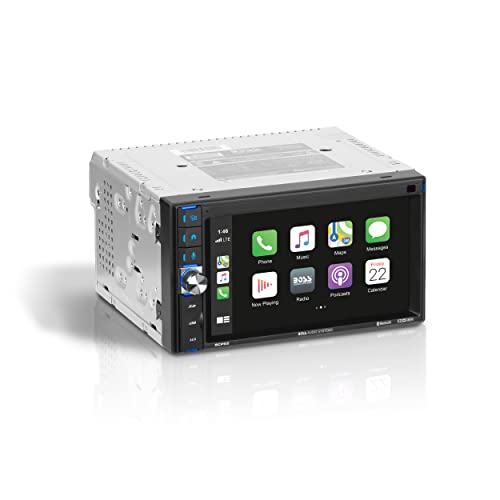 BOSS Audio Systems BCP62-RC Car Stereo - Apple CarPlay, Double Din, 6.2 Inch Capacitive Touchscreen, Bluetooth, No CD DVD Player, AM/FM Radio Receiver, Backup Camera — view 1