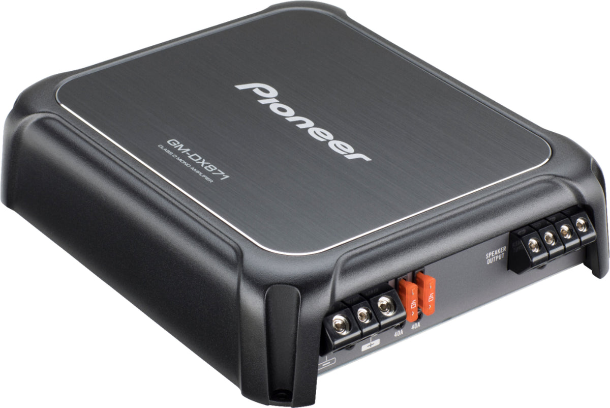Pioneer ® GM-DX871 1,600-Watt-Max 1-Channel Class D Amplifier with Wired Bass Boost Remote — view 6